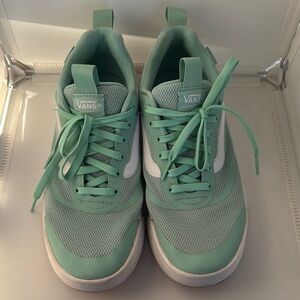 Vans Pastel Green Athletic Shoes